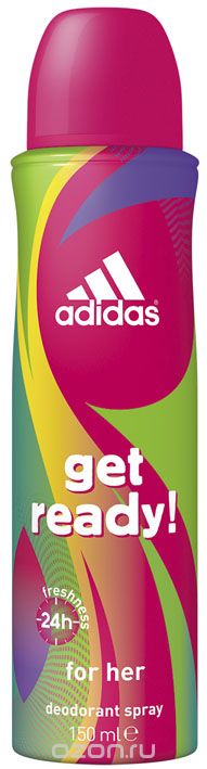 Adidas Дезодорант-спрей "Get Ready!", женский, 150 мл