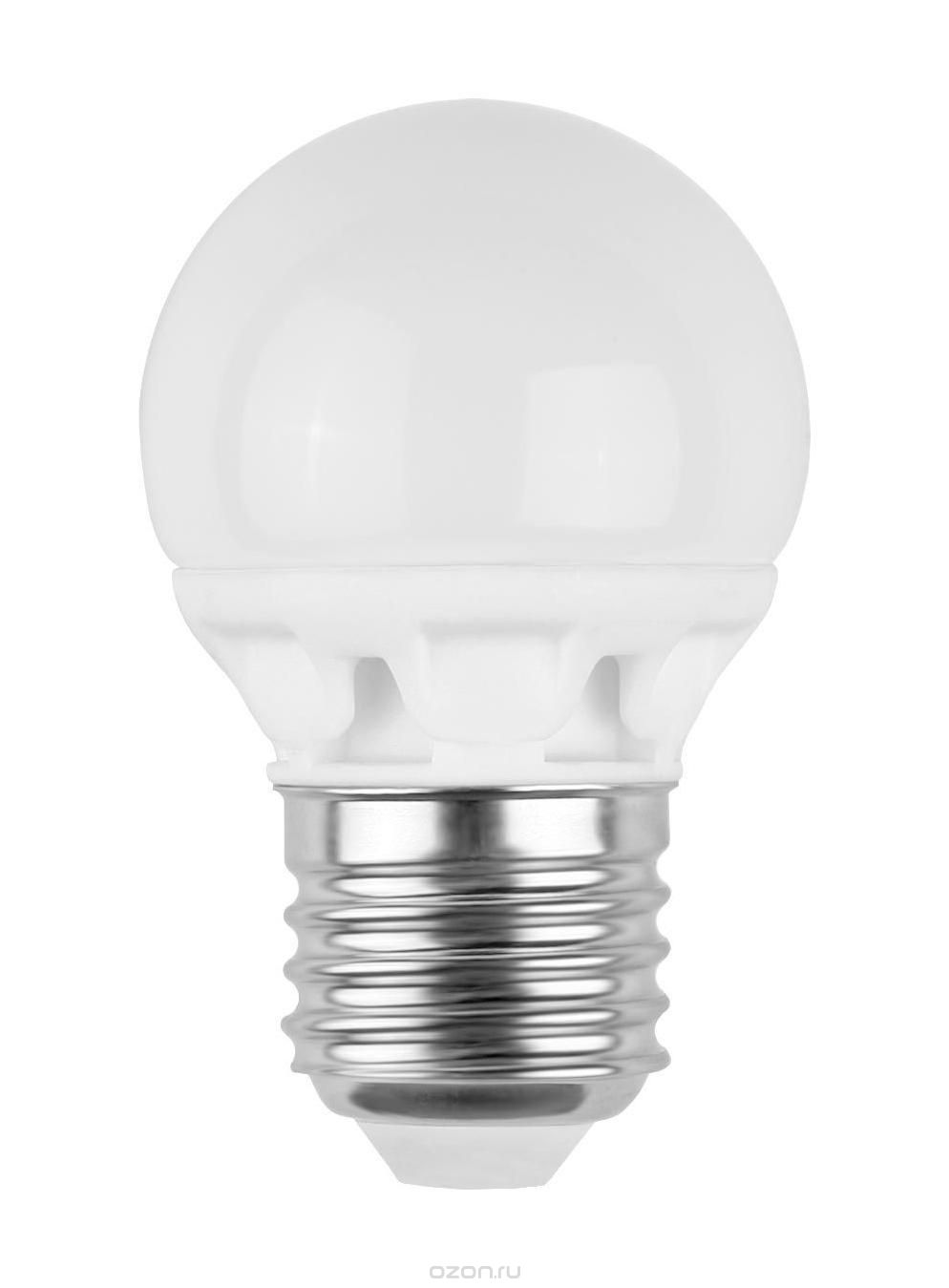 Camelion LED3-G45/845/E27 светодиодная лампа, 3Вт