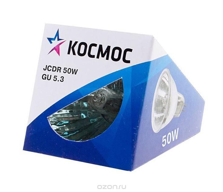 Лампа галогенная "Космос". Модель JCDR 50W 230V GU5.3