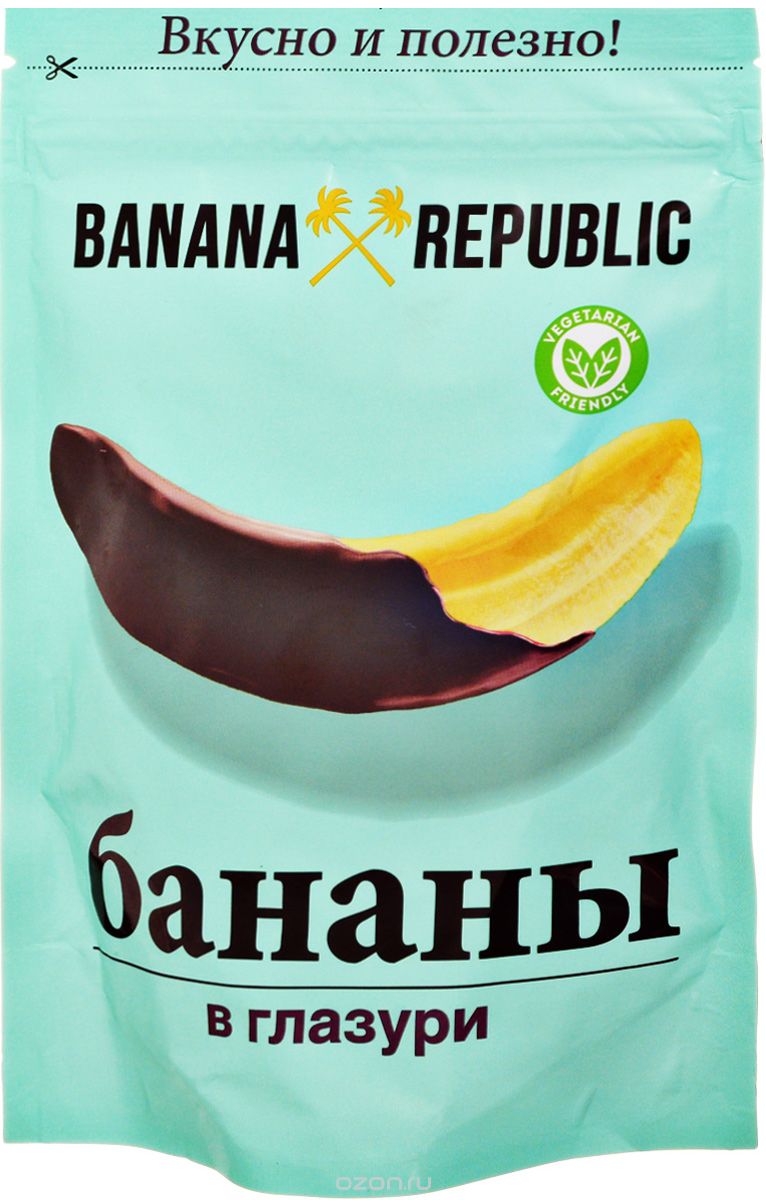 Banana Republic Банан сушеный в глазури, 200 г