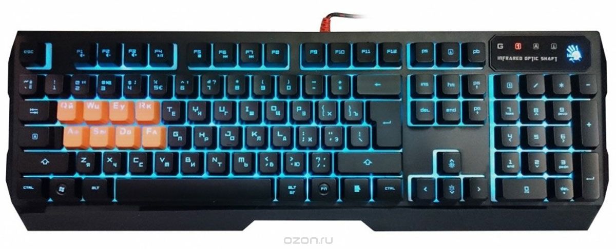 A4Tech Bloody B188, Black игровая клавиатура