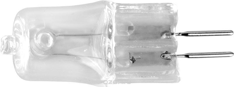 Лампа галогенная "Camelion", без рефлектора, теплый свет, цоколь G6.35, 50W
