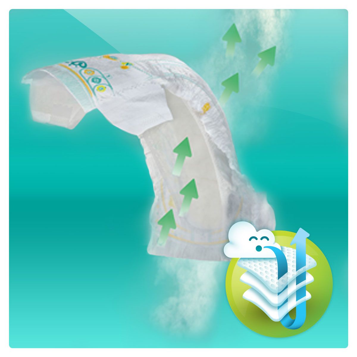 Pampers  Active Baby 9-16  ( 4+) 18 