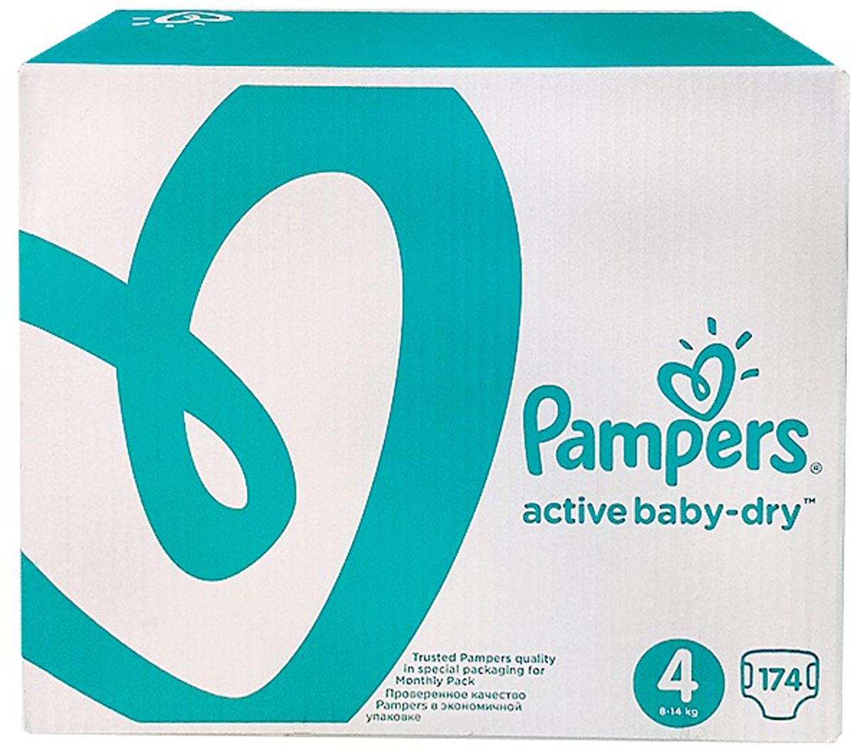 Pampers  Active Baby-Dry 9-14  Maxi 174 