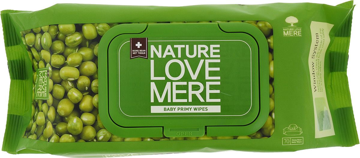 Nature Love Mere    Mung Bean Wet Tissue 70 
